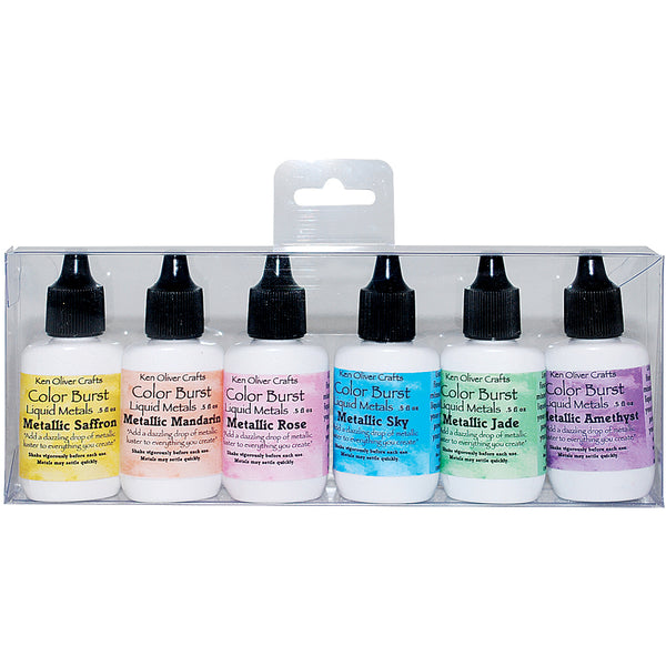 Ken Oliver Color Burst Liquid Metal Assortment-Precious Alloys