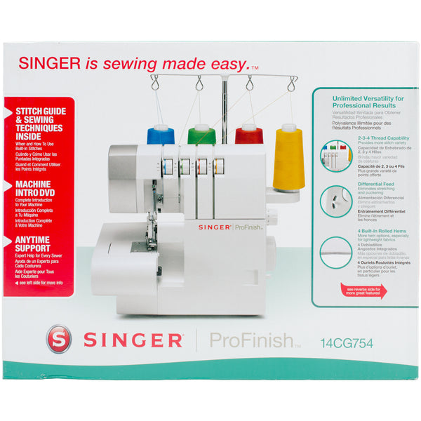 Singer Serger Overlock Machine-White W/Gray Accents