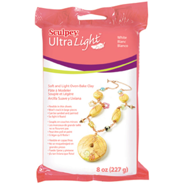 Sculpey UltraLight Polymer Clay 8oz-White
