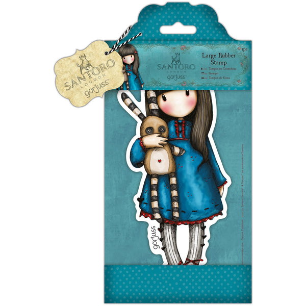Santoro Large Rubber Stamps-Hush Little Bunny