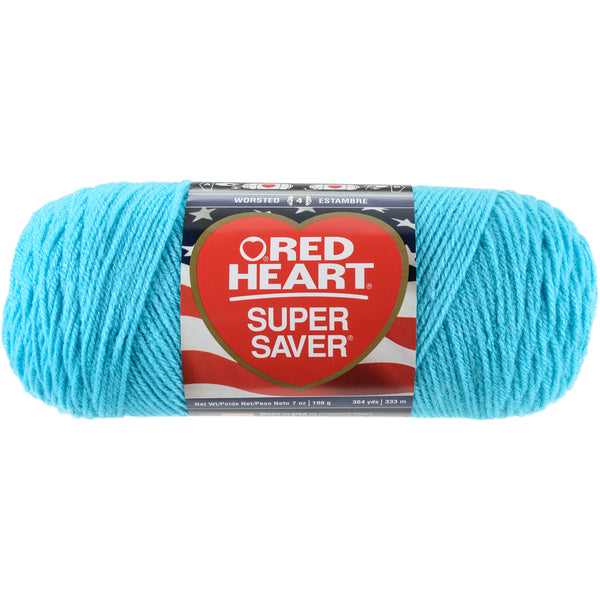 Red Heart Super Saver Yarn-Turqua
