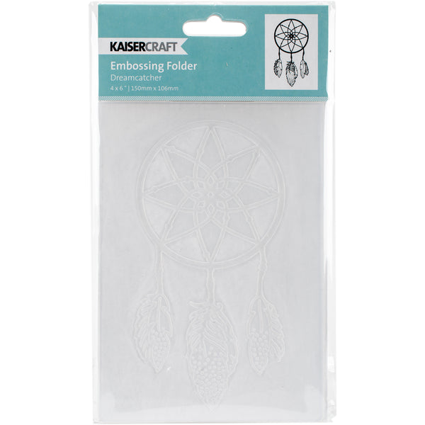 Kaisercraft Embossing Folder 4"X6"-Dreamcatcher