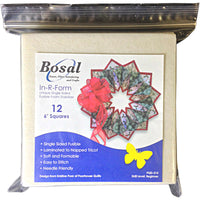 In-R-Foam Single-Sided Fusible Foam Stabilizer-6"X6" 12/Pkg