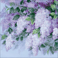 Lilacs After The Rain Counted Cross Stitch Kit-17.75"X17.75" 10 Count