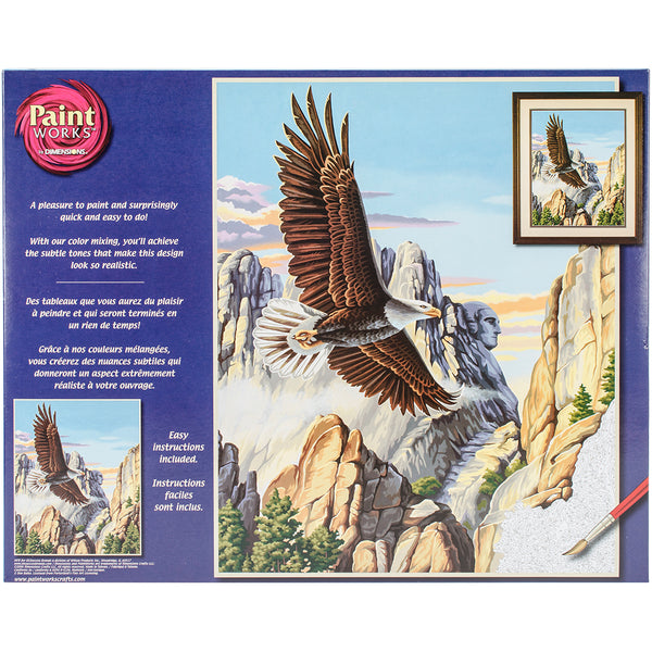 Paint Works Paint By Number Kit 16"X20"-Soaring Eagle