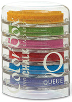 ColorBox Fluid Chalk Cat's Eye Ink Pads Queue 6/Pkg-Primary Elements