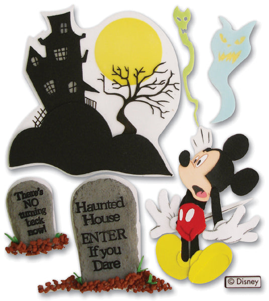 Disney Dimensional Stickers-Vacation Haunted House Mickey