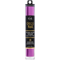 Deco Foil Transfer Sheets 6"X12" 5/Pkg-Magenta (satin)