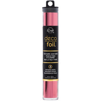 Deco Foil Transfer Sheets 6"X12" 5/Pkg-Pink Melon