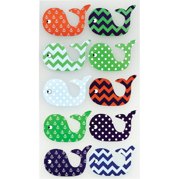 Sticko Stickers-Patterned Whales