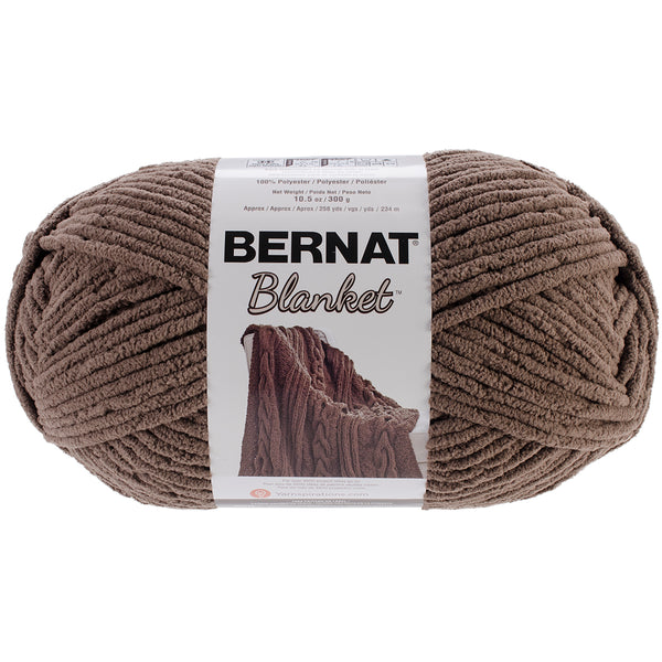 Bernat Blanket Big Ball Yarn-Taupe