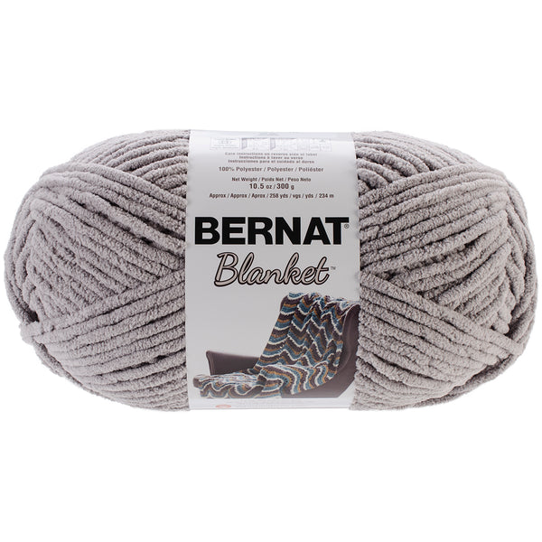 Bernat Blanket Big Ball Yarn-Pale Grey