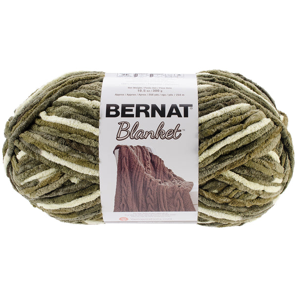 Bernat Blanket Big Ball Yarn-Gathering Moss