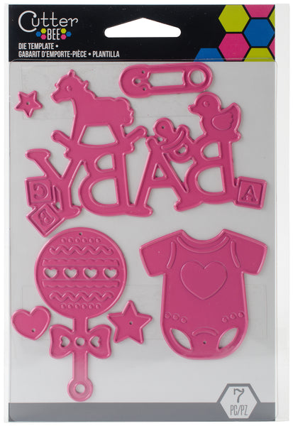 Cutter Bee Die Template-Baby