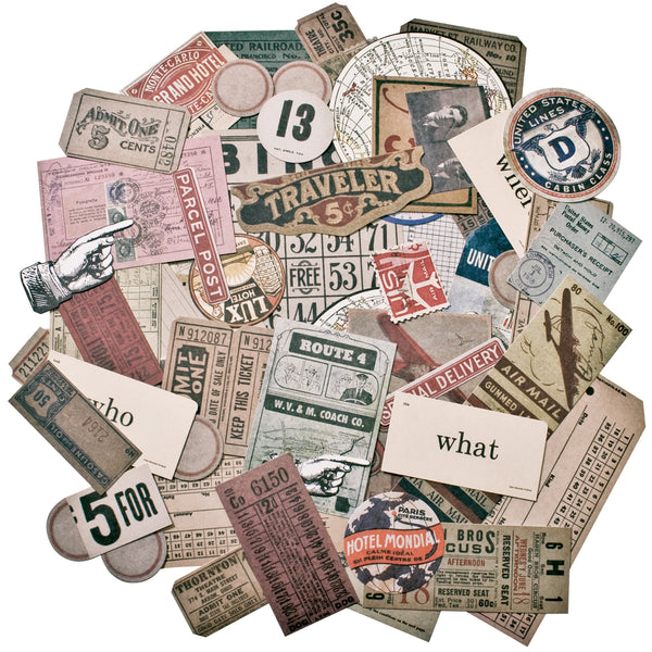Idea-Ology Ephemera Pack 63/Pkg-Expedition