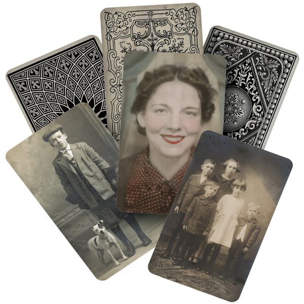 Idea-Ology Found Relatives Cards 24/Pkg-Everyday Photos 3"X5"