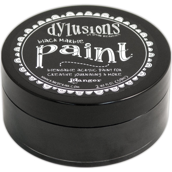 Dylusions By Dyan Reaveley Blendable Acrylic Paint 2oz-Black Marble