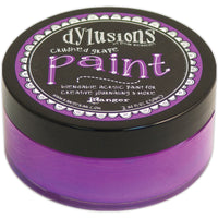 Dylusions By Dyan Reaveley Blendable Acrylic Paint 2oz-Crushed Grape