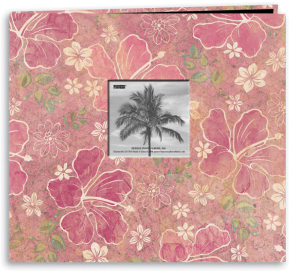 Pioneer Tropical Post Bound Album 12"X12"-Hibiscus