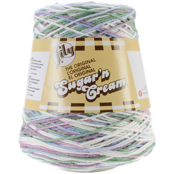 Sugar'n Cream Yarn - Cones-Freshly Pressed