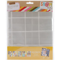 Sn@p! Insta Pocket Pages For 6"X8" Binders 10/Pkg-Variety Pack