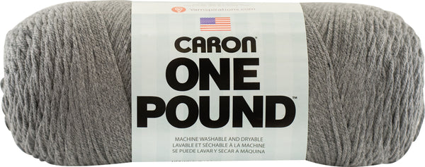 One Pound Yarn-Medium Grey Mix