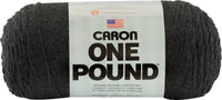 One Pound Yarn-Dark Grey Mix