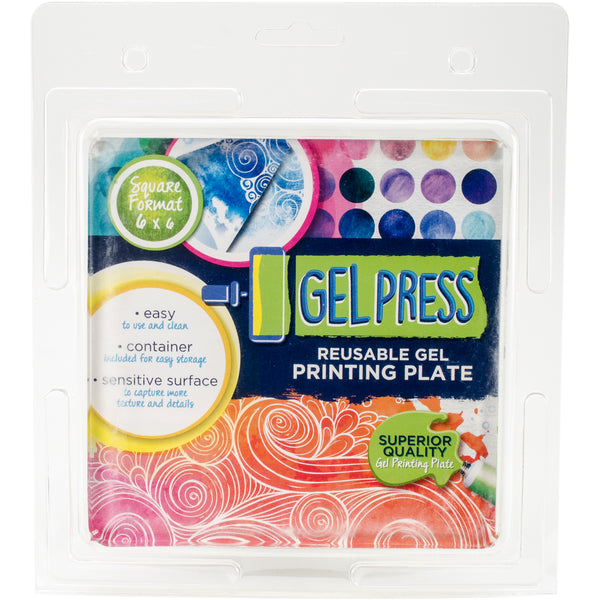 Gel Press Gel Plate 6"X6"-