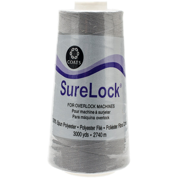 Surelock Overlock Thread 3,000yd-Nickel