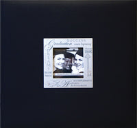 MBI Expressions Post Bound Album W/Window 8"X8"-Graduation - Black