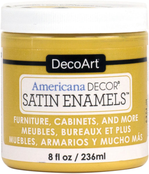 Americana Decor Satin Enamels 8oz-Honey Gold