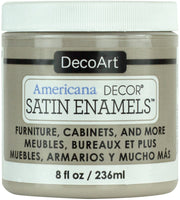 Americana Decor Satin Enamels 8oz-Grey Taupe