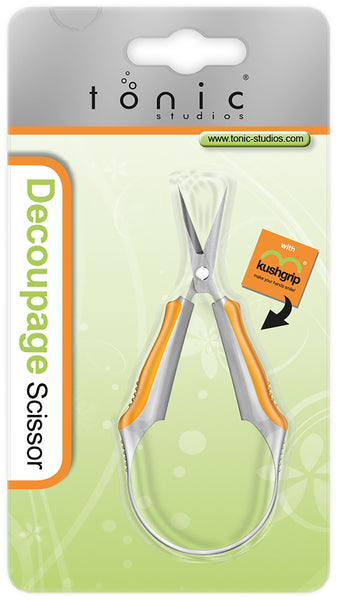 Kushgrip Decoupage Scissors 4.5"-