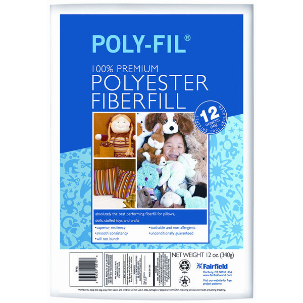 Poly-Fil Premium Polyester Fiberfill-12oz FOB: MI