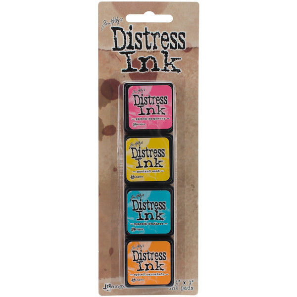 Distress Mini Ink Pads 4/Pkg-Kit 1