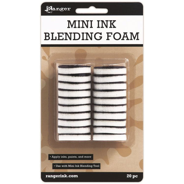 Mini Ink Blending Foam 1" 20/Pkg-For IBT40965