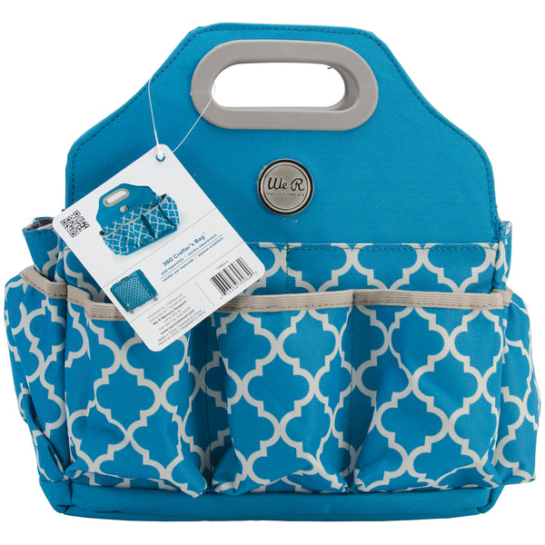 Crafter's Tote Bag-Aqua