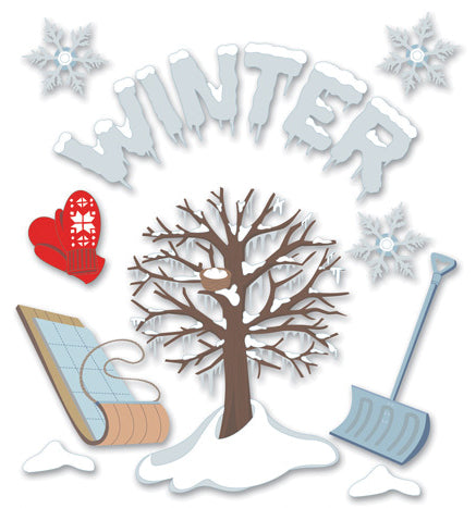 Jolee's Boutique Dimensional Stickers-Winter