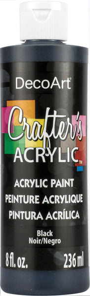 Crafter's Acrylic All-Purpose Paint 8oz-Black