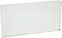 Apple Pie Memories Acrylic Stamp Block W/Alignment Grid-3"X6"X.5"