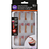 Royal Icing Decorations 12/Pkg-Bloody Axe
