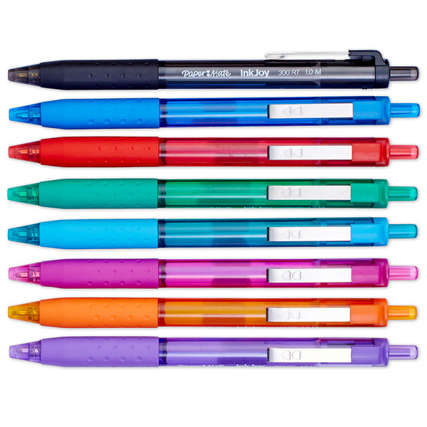 InkJoy 300RT Retractable Ballpoint Pens 1.0mm 24/Pkg-Assorted
