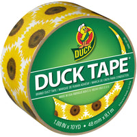 Patterned Duck Tape 1.88"X10yd-Sunflower