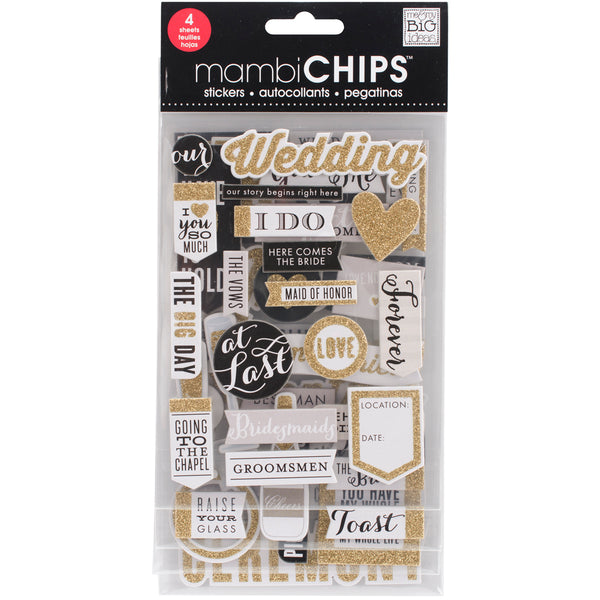 Chipboard Value Pack-Our Wedding