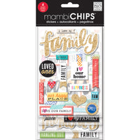 Chipboard Value Pack-I Love My Family