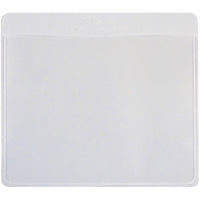 Self-Adhesive Labeling Pockets 3.75"X3" 25/Pkg-Clear/White