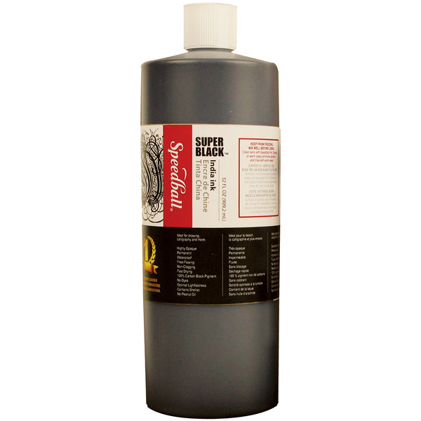 Speedball Super Black India Ink-32oz