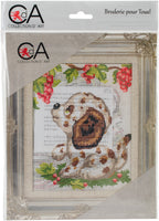 Collection D'Art Stamped Needlepoint Kit 20X25cm-Dalmation Puppy