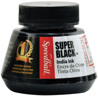 Speedball Super Black India Ink-2oz