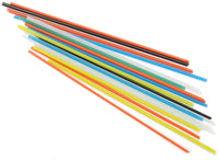Fuseworks Glass Stringers 5.5" 18/Pkg-Black & White